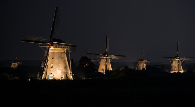 Verlichtingsweek, event, kinderdijk